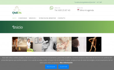 quiosteopata.com screenshot