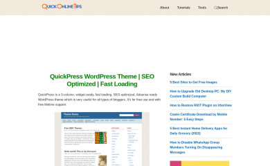 QuickPress screenshot