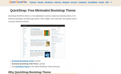 QuickStrap screenshot