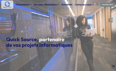 quicksource.fr screenshot
