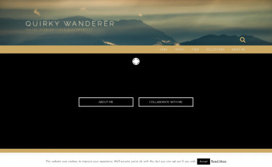 quirkywanderer.com screenshot