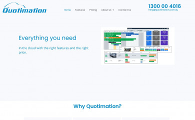 quotimation.com.au screenshot