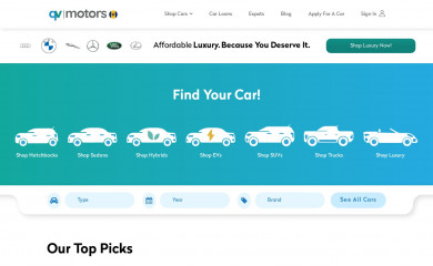 qvmotors.com screenshot