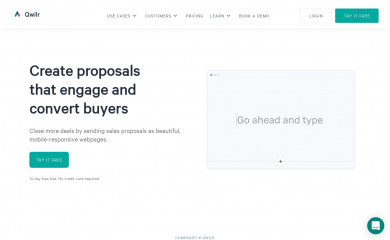 qwilr.com screenshot