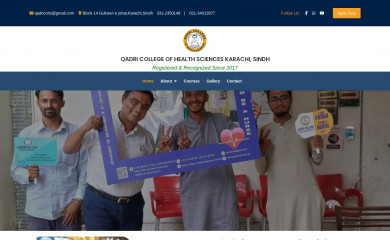 qadricohs.edu.pk screenshot