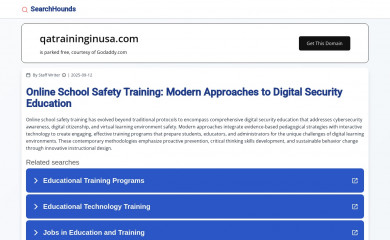 qatraininginusa.com screenshot
