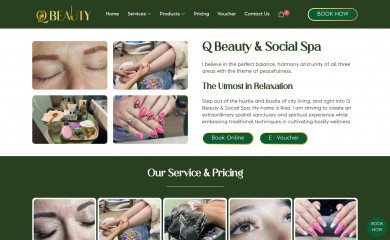 qbeauty.com.au screenshot
