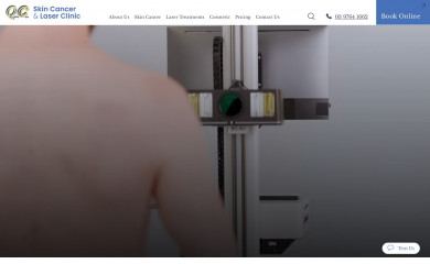 qcskinclinic.com.au screenshot