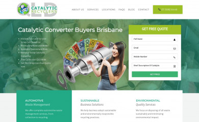 qldcatalyticrecyclers.com.au screenshot