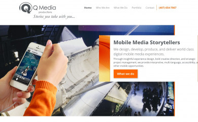 qmediaproductions.com screenshot