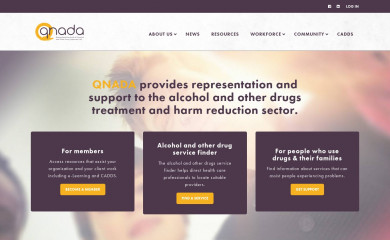 qnada.org.au screenshot