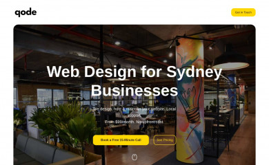 qode.com.au screenshot