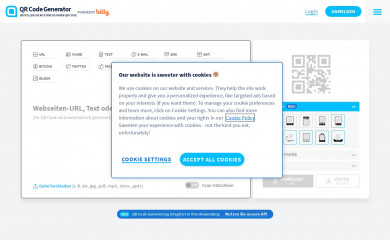 qrcode-generator.de screenshot