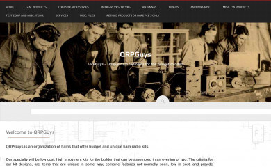 qrpguys.com screenshot