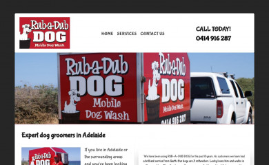 rubadubdog.com.au screenshot