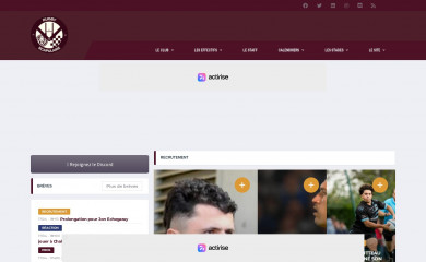 rugby-scapulaire.com screenshot