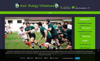 rugbyvilladose.it screenshot