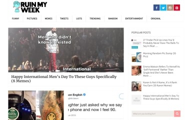 ruinmyweek.com screenshot