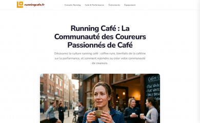 runningcafe.fr screenshot