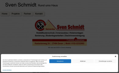 rundumshaus-zeven.de screenshot