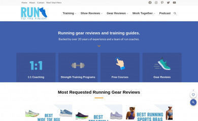 runtothefinish.com screenshot