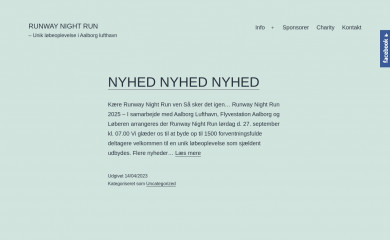 runwaynightrun.dk screenshot