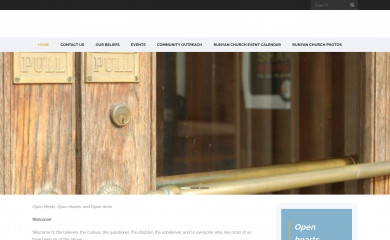 runyanchurch.org screenshot