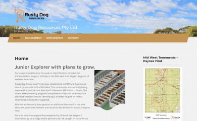 rustydogresources.com.au screenshot