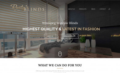 rustysblinds.com screenshot