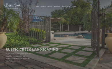 rusticscapes.com screenshot