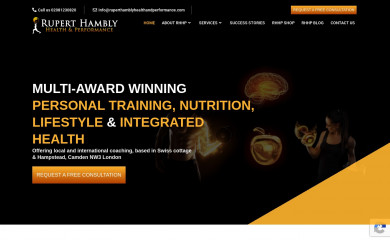 ruperthamblyhealthandperformance.com screenshot
