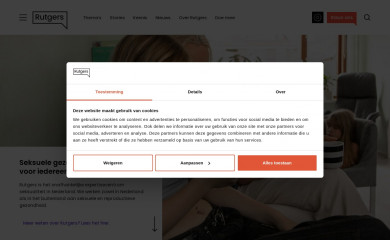 rutgers.nl screenshot