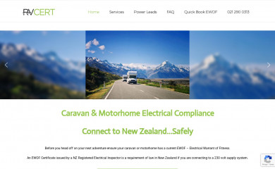rvcert.co.nz screenshot