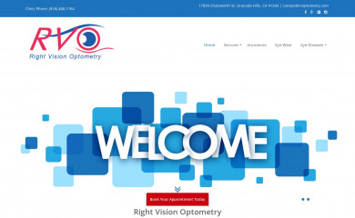 rvoptometry.com screenshot