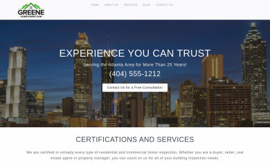 rwhomeinspections.com screenshot