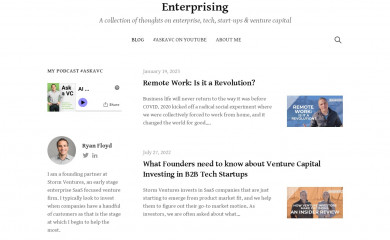 ryanfloyd.org screenshot