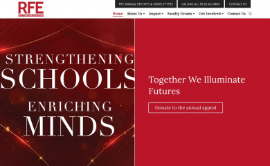 ryefundforeducation.org screenshot