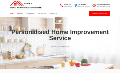 racohomeimprovements.com screenshot