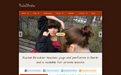 rachelbrooker.com screenshot