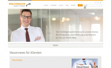 rachinger.at screenshot