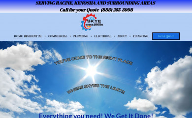 racineheating.com screenshot