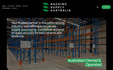 rackingsupplyaust.com.au screenshot