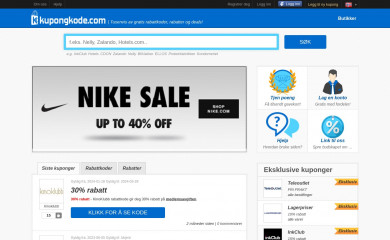 rabatt.no screenshot