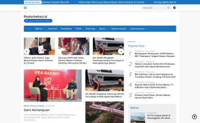 radarbekasi.id screenshot