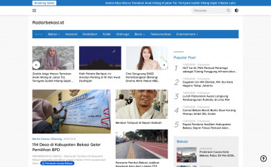 radarbekasi.id screenshot