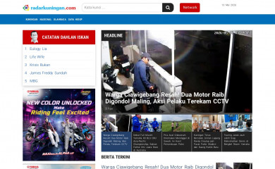 radarkuningan.com screenshot