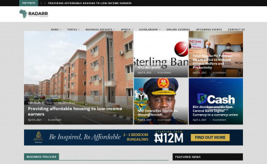 radarr.africa screenshot