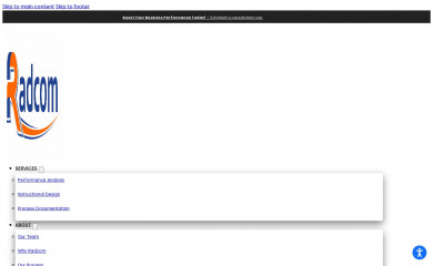 radcomservices.com screenshot