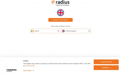 radiusinsurancesolutions.com screenshot