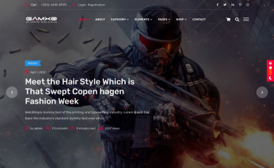 Gamxo Child Theme screenshot